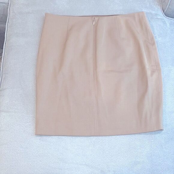NWT- Polo Ralph Lauren tan asymmetrical skirt - Picture 3 of 5